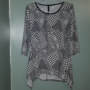 Houndstooth Tunic